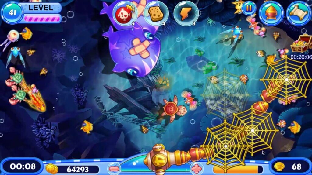 วิธีเล่นเกมยิงปลา